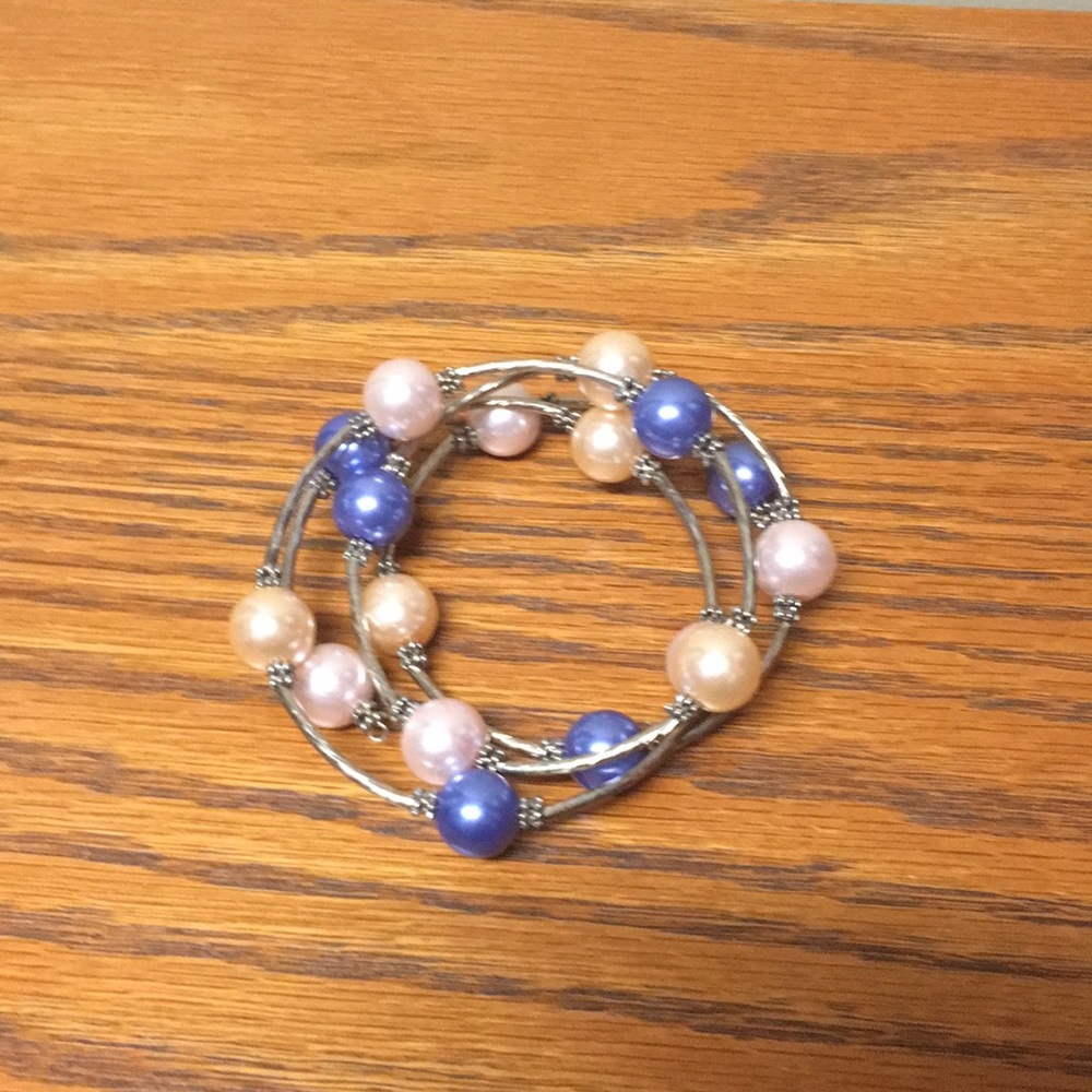 Multicolor pearl bracelet